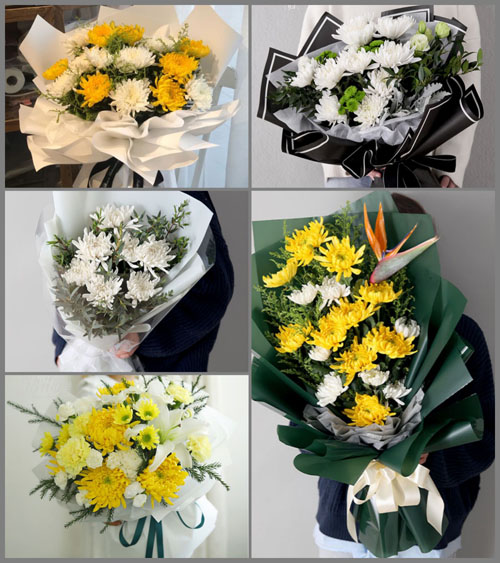 湖北孝感市应城市黄滩镇万广村白事花束代送